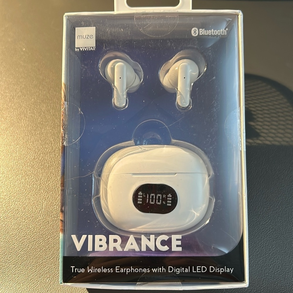 Muze by Vivitar Vibrance True Wireless Earphones New